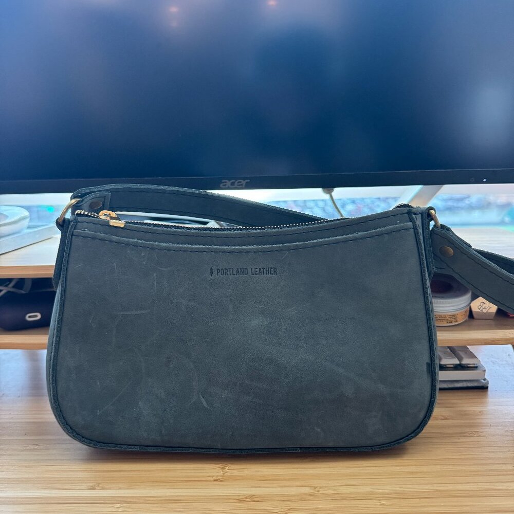 Portland Leather Goods Lucy Shoulder Bag - Storm